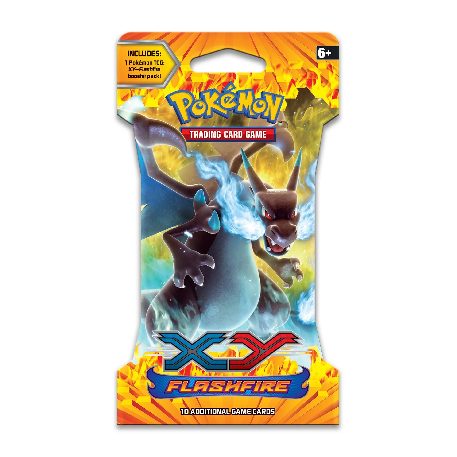 Center Pokã©Mon TCG: XyâFlashfire Sleeved Booster Pack (10 Cards)