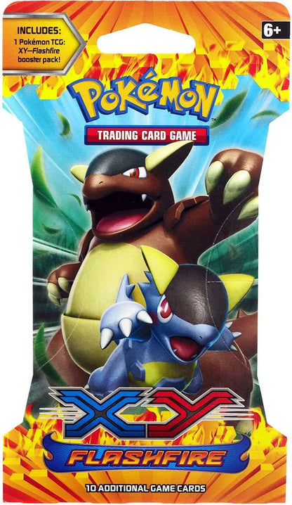 Center Pokã©Mon TCG: XyâFlashfire Sleeved Booster Pack (10 Cards)