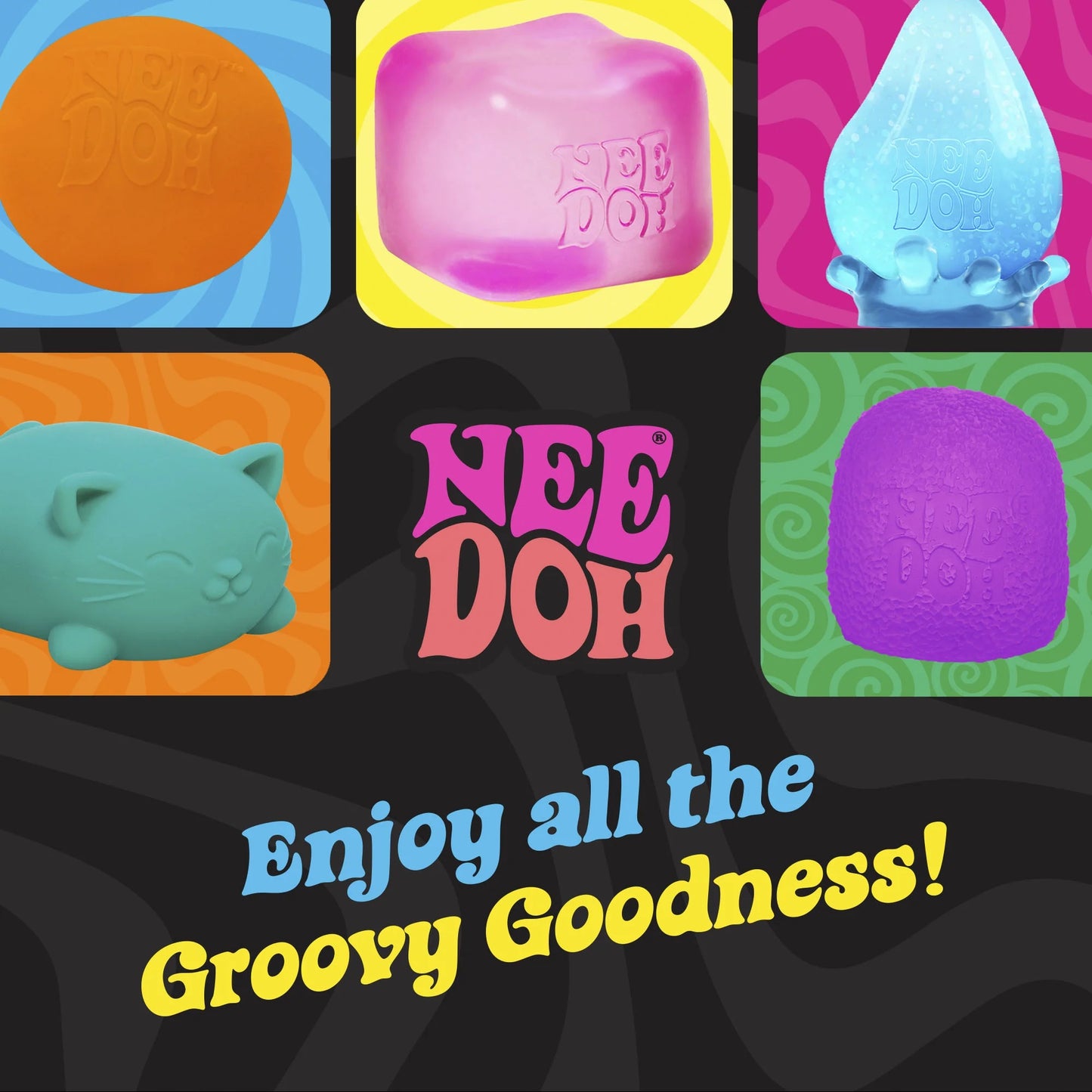 Nice Cube, Satisfying Square Shaped Sensory (1 Piece Random Color)