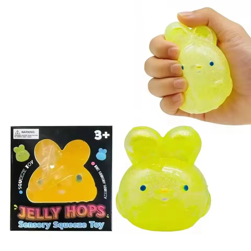 Hot Needoh Jelly Hops Scented Easter Needoh Squish Bunnies Sensory Fun Mysterious Sensory Experience Surprise Gift