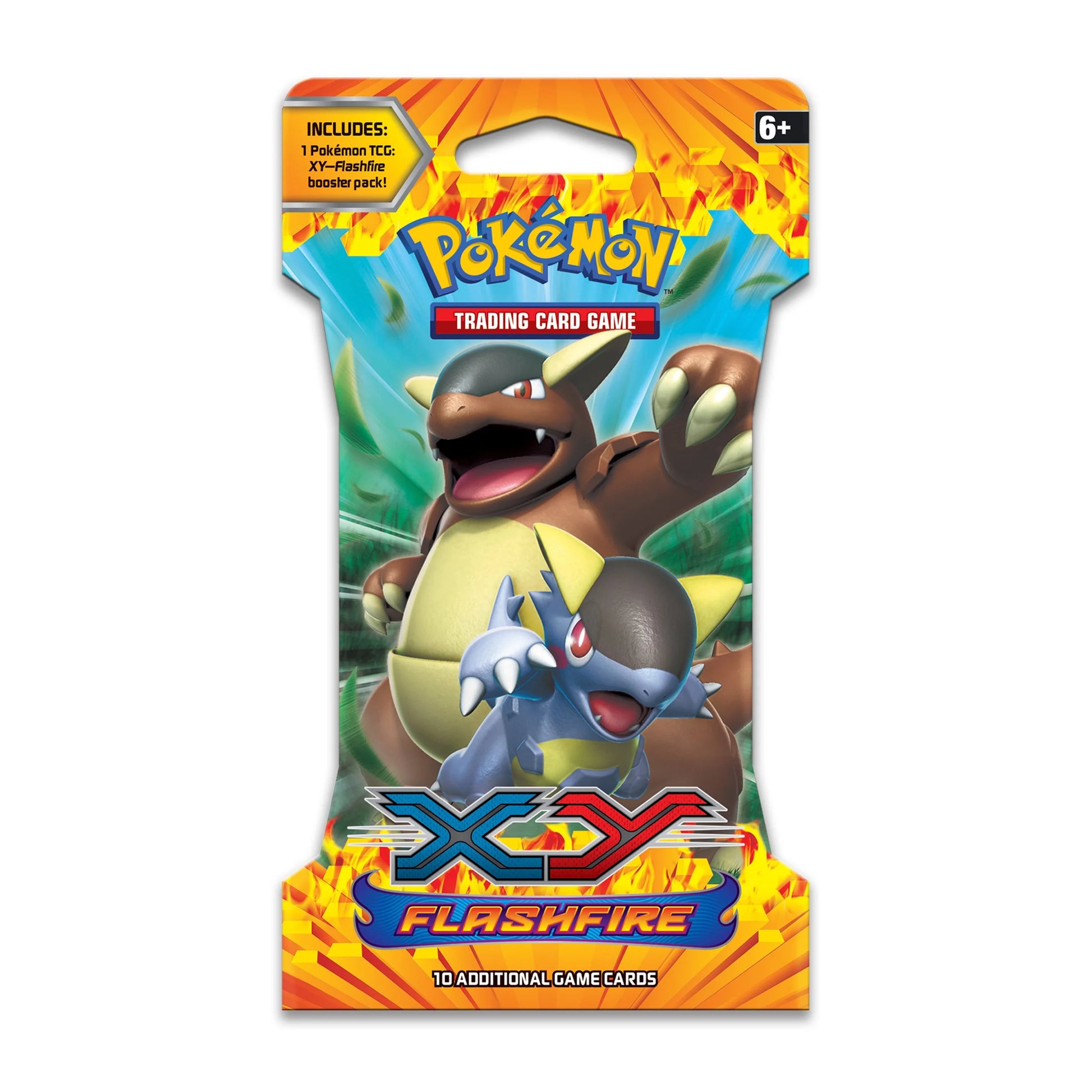 Center Pokã©Mon TCG: XyâFlashfire Sleeved Booster Pack (10 Cards)
