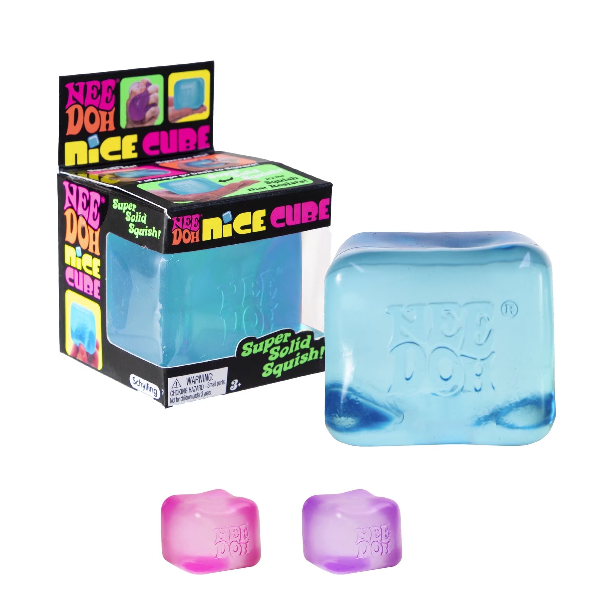 Nice Cube, Satisfying Square Shaped Sensory (1 Piece Random Color)