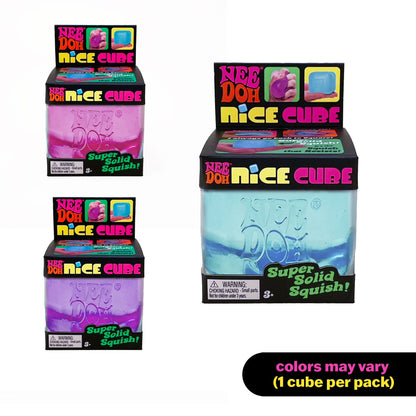 Nice Cube, Satisfying Square Shaped Sensory (1 Piece Random Color)